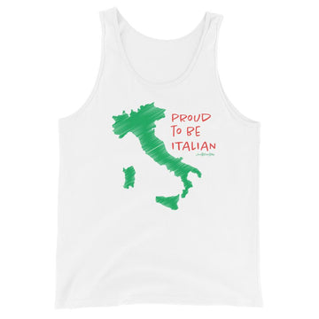 Proud to be Italian Man Tank Top - AMALFITANA STORE